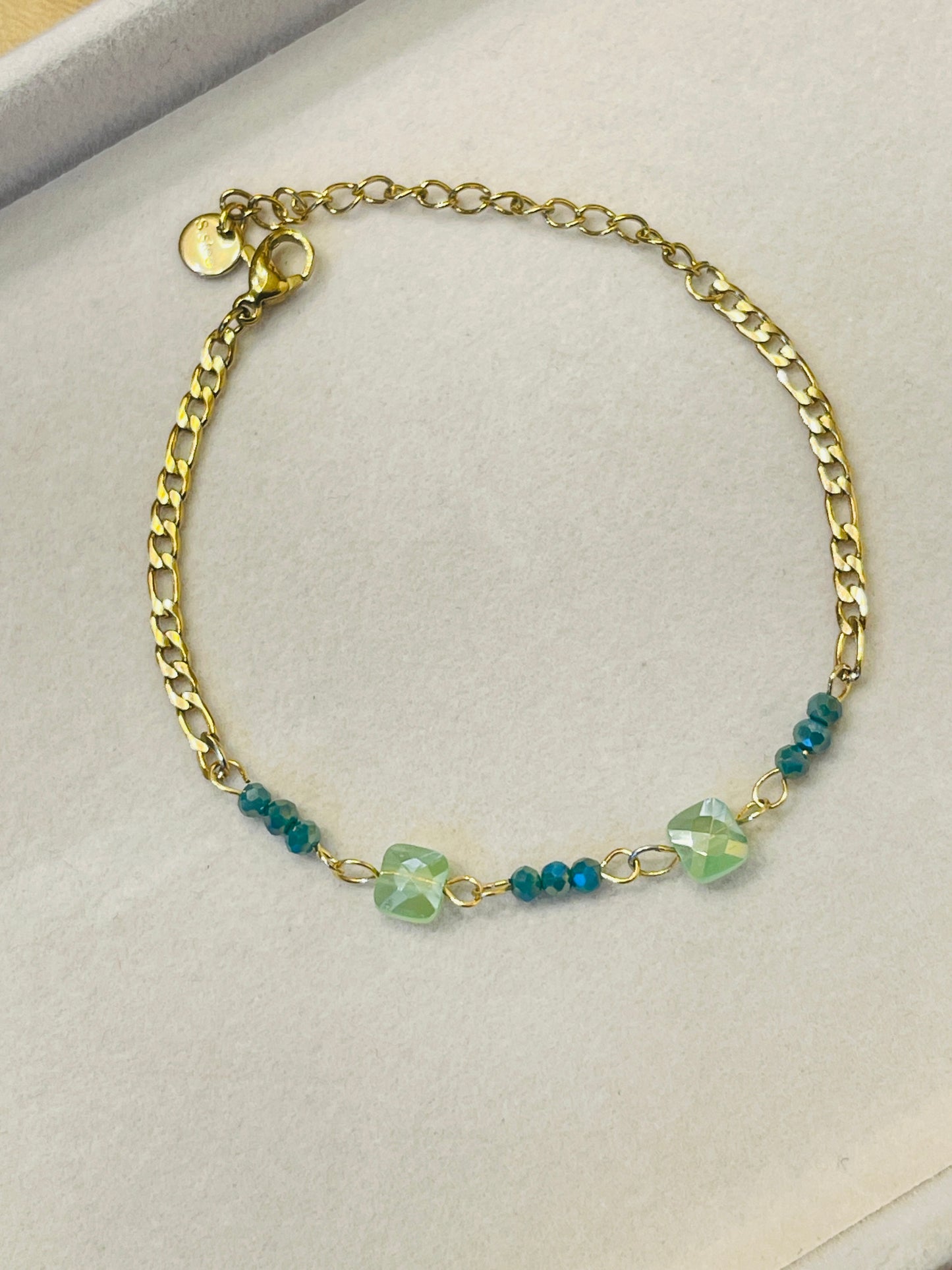 Crystal Gold Bracelet