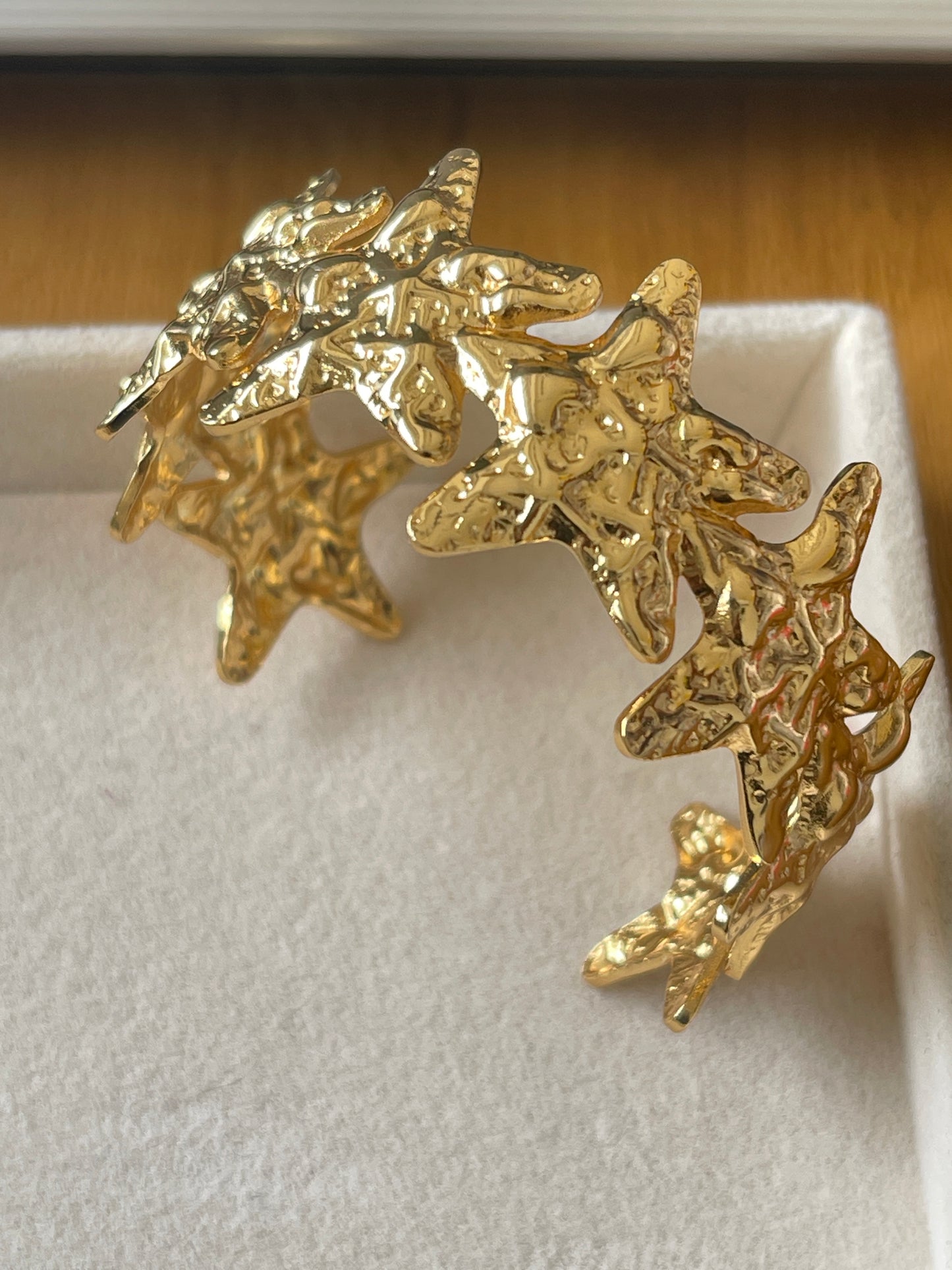 Wildflower Sculptural Cuff Bangle