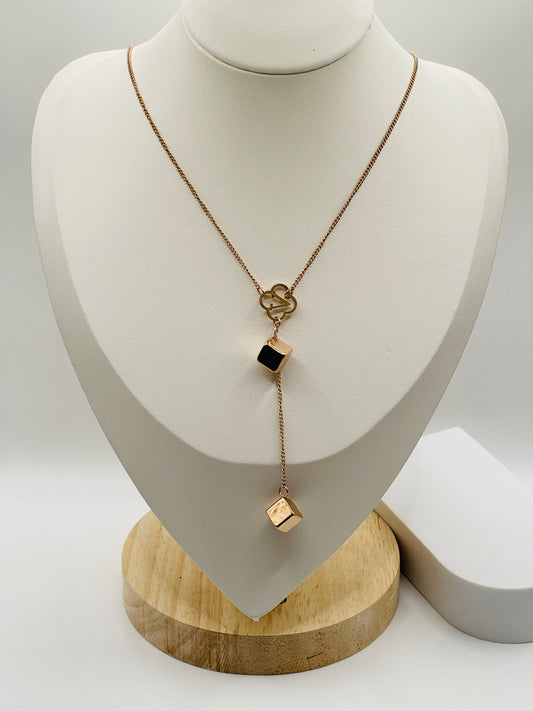 R/G Cube Drop Lariat