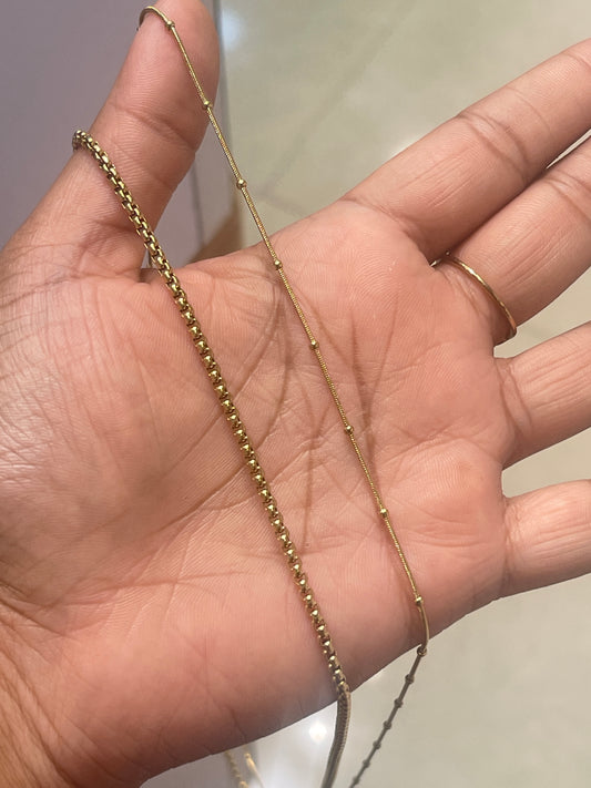 Gold Double Layer Hip Chain
