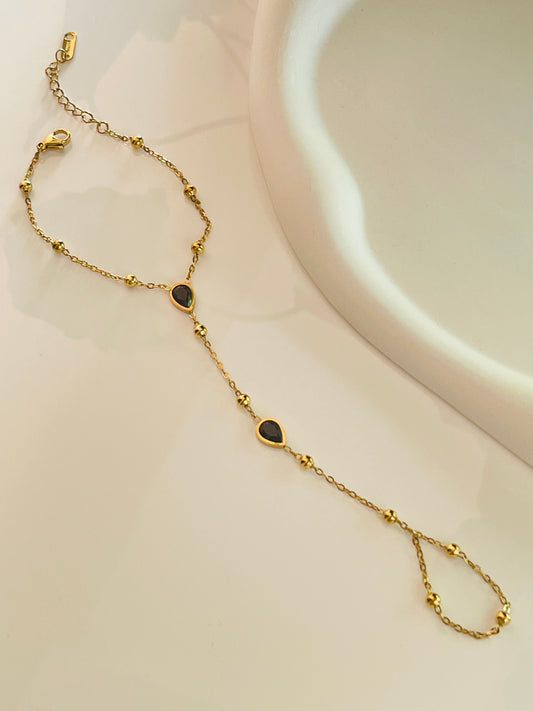 Golden Teardrop Hand Set