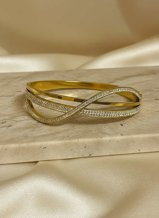 Infinity Sparkle Bangle