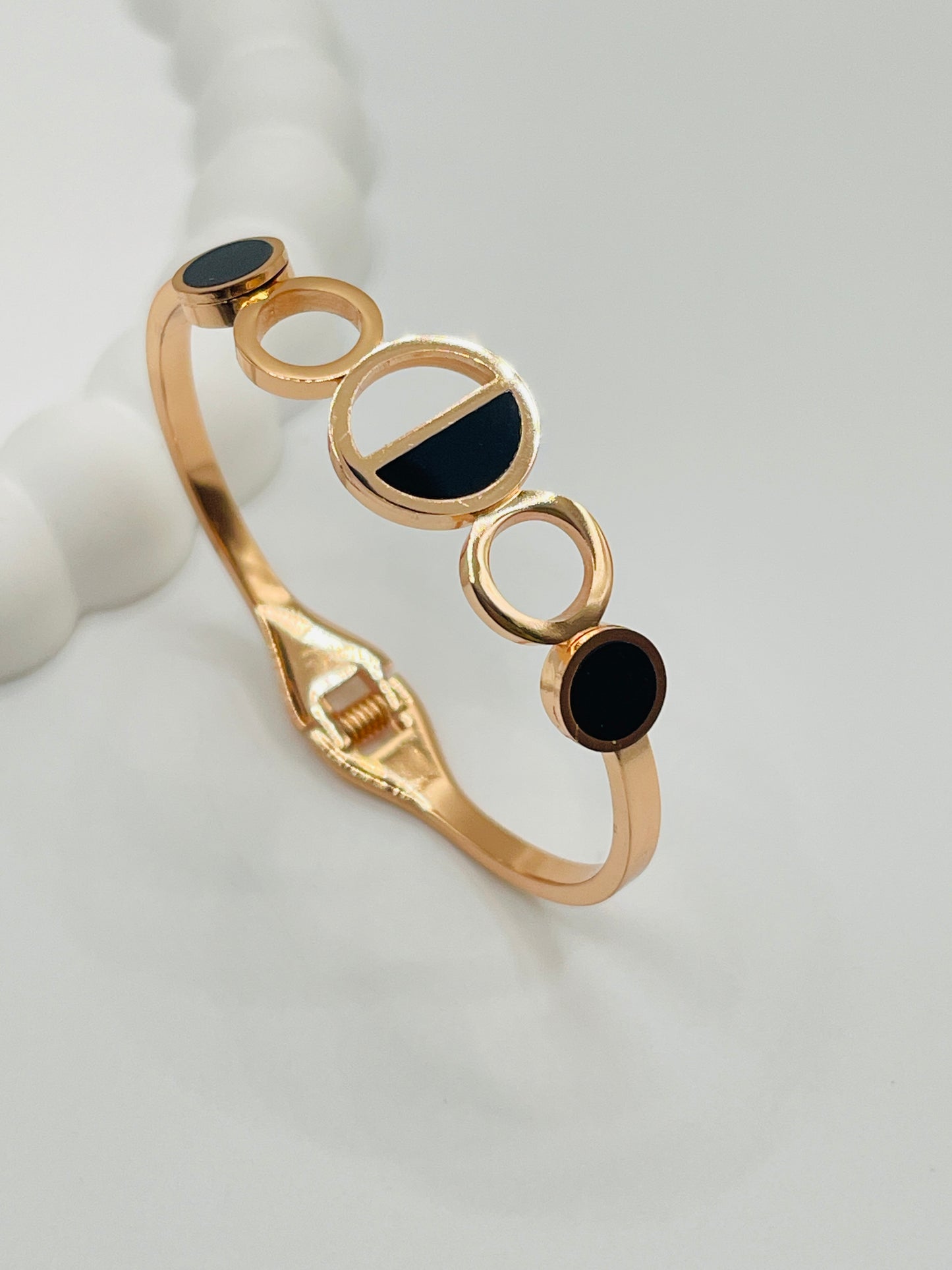 Kids Statement Rose Gold Cuff Bangle