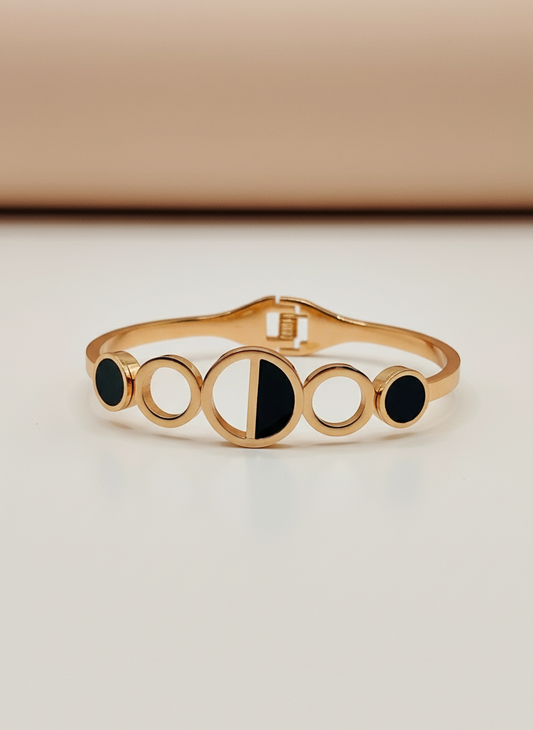 Kids Statement Rose Gold Cuff Bangle