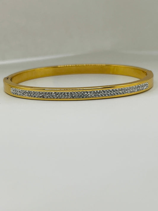 Gold Kids tardust Pavé Bangle