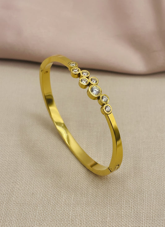 Kids Gold Bubble Cluster Bangle