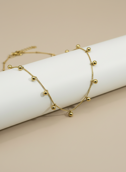 Gold Plated beaded Chain