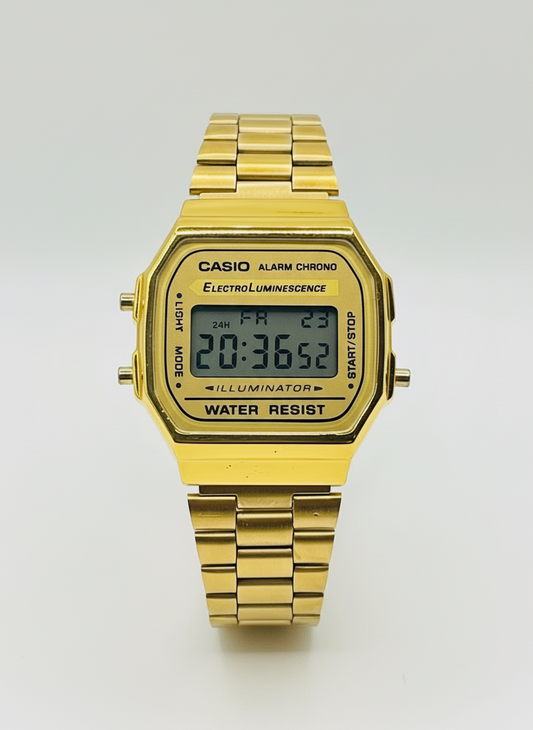 Classic Gold Digital Watch