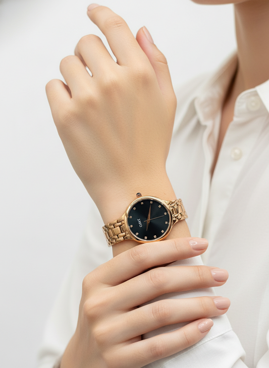 Rose Gold-Tone Classic Round Watch