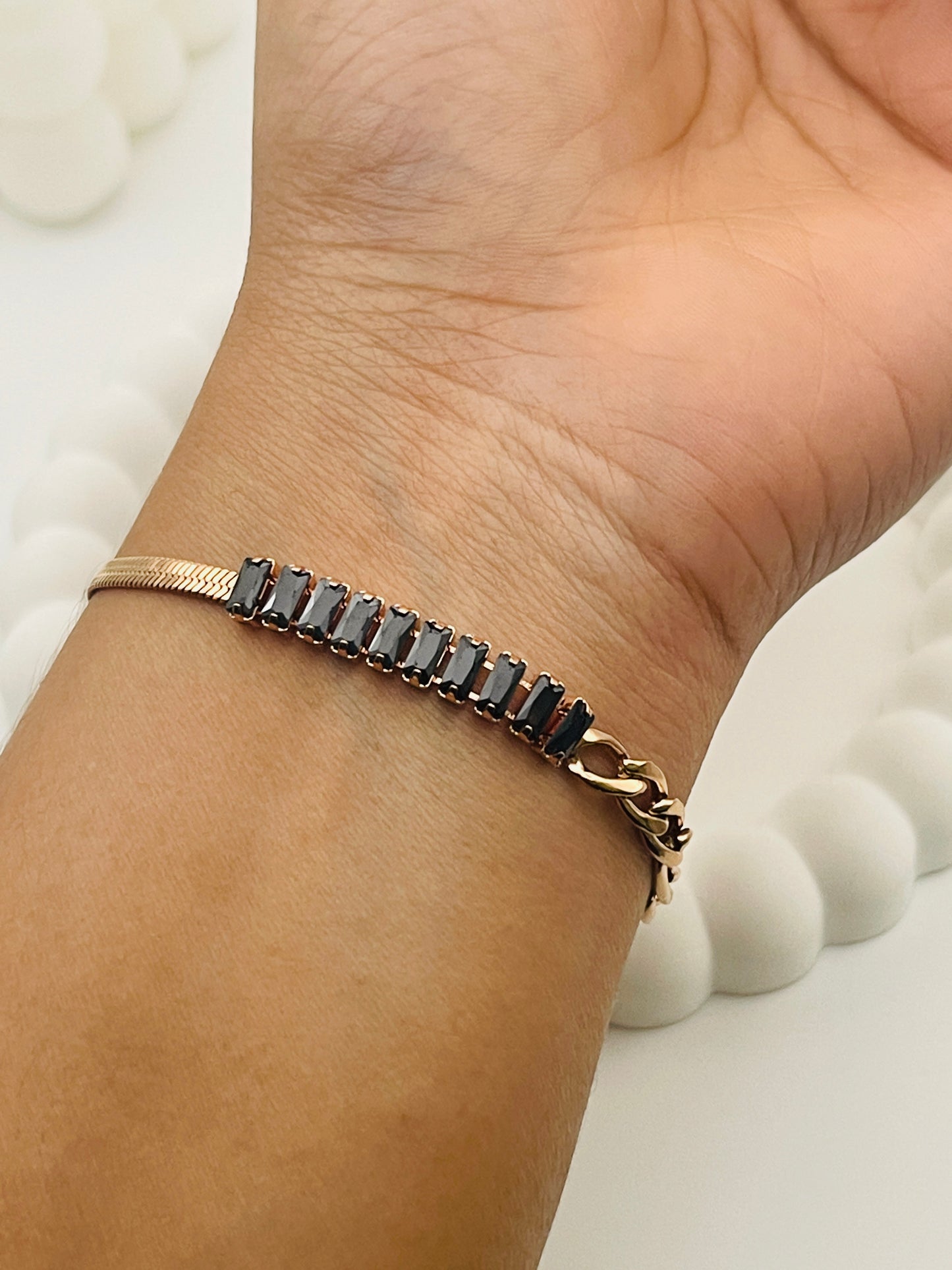 Rose Gold Dual-Link Bracelet