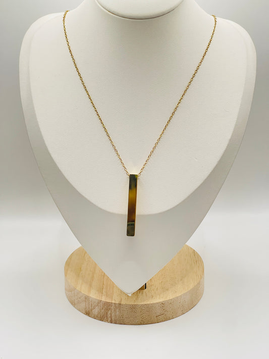 Gold Bar Necklace