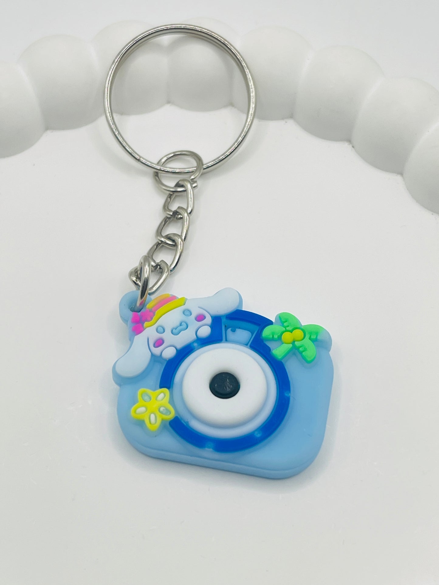 Kawaii Camera PVC Keychain