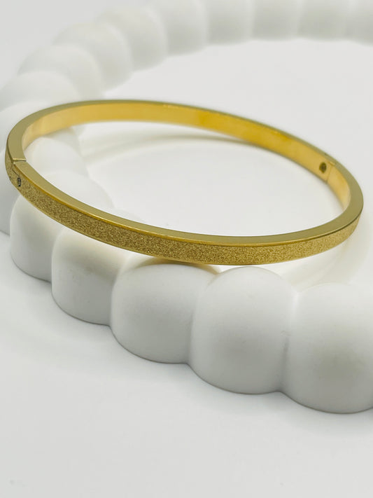 Aurora Matte Gold Bangle