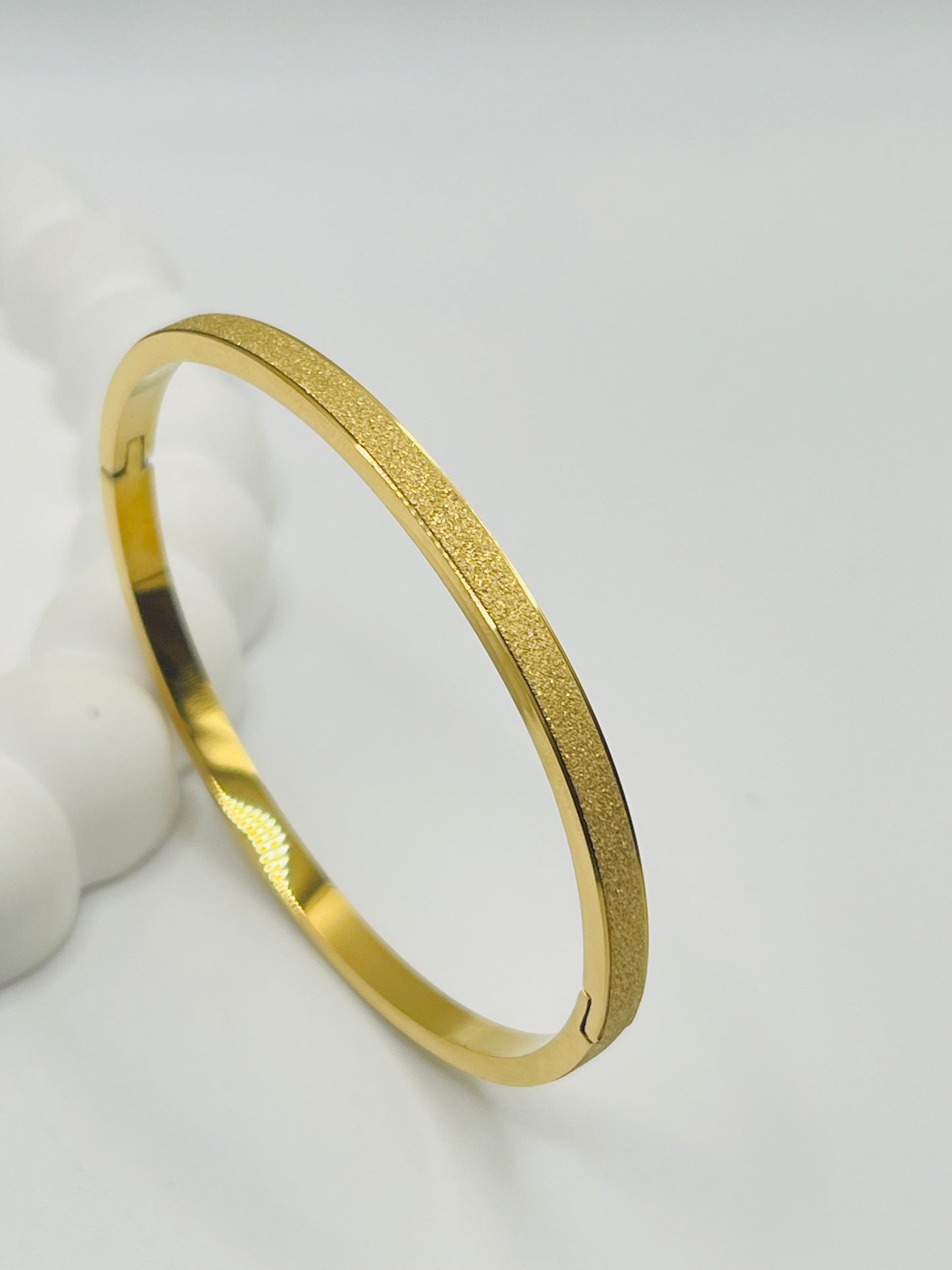 Aurora Matte Gold Bangle