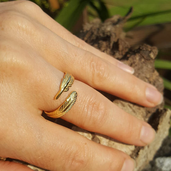 Leaf Scroll Ring