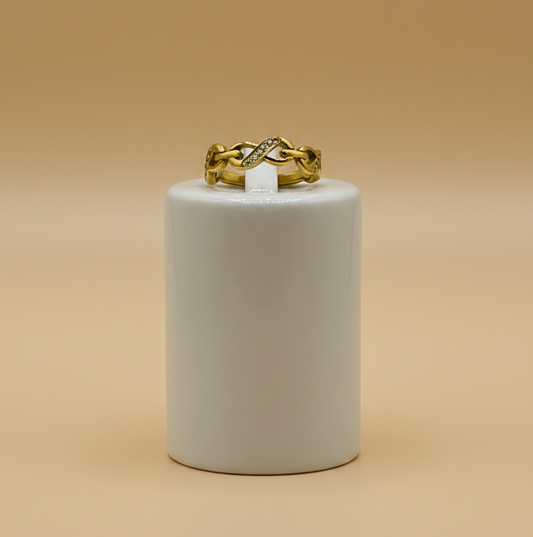 Infinity Link Ring – Gold