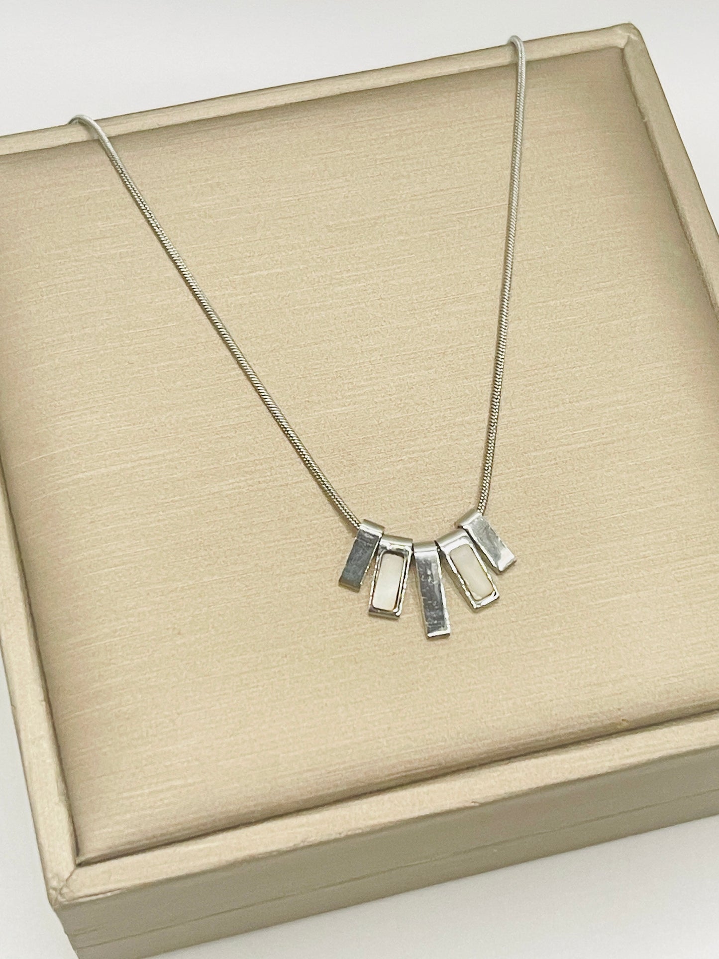 Silver Cascade Necklace