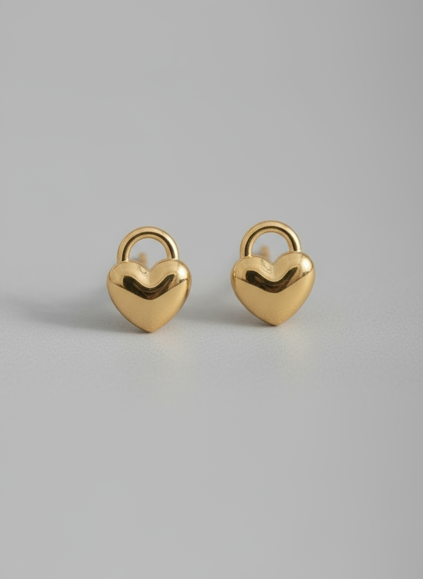 Love Lock Studs