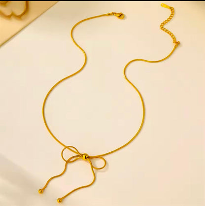 Golden Knot Necklace