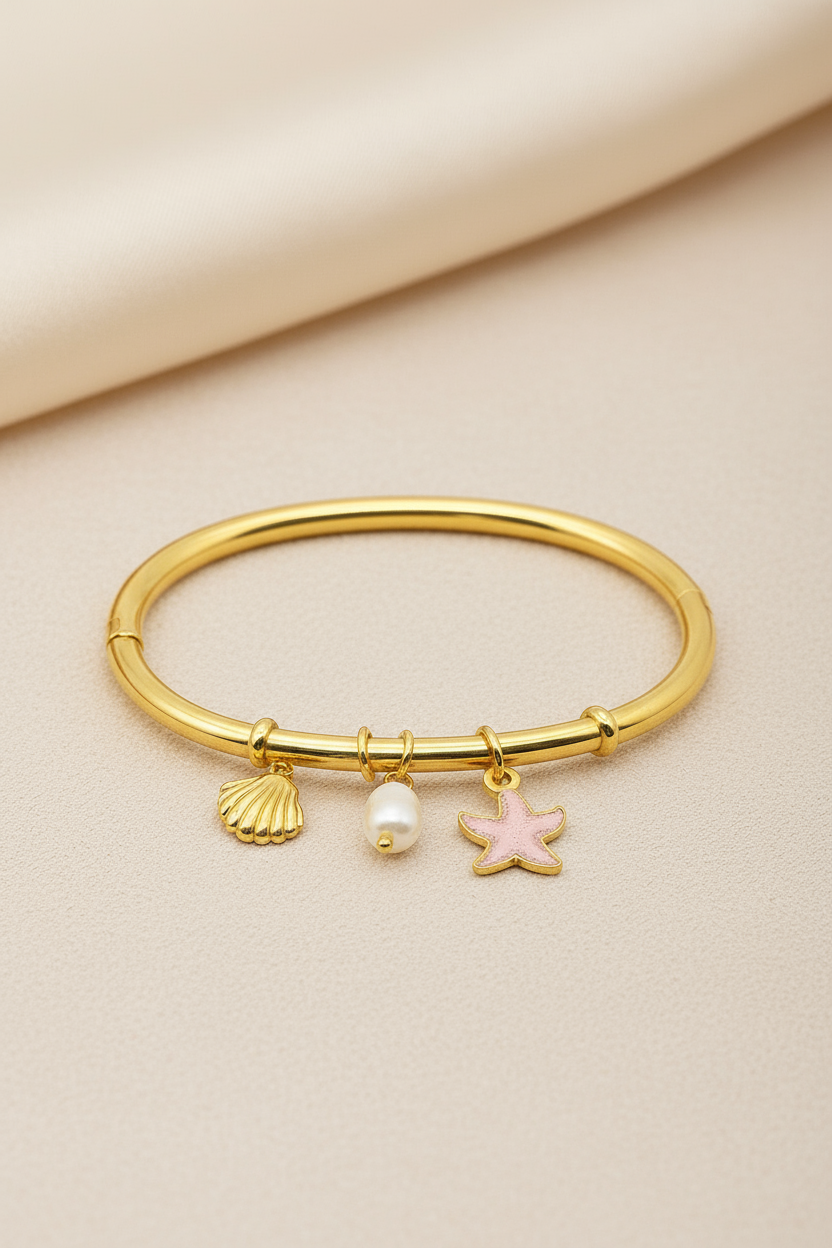 Ocean Charm Bangle