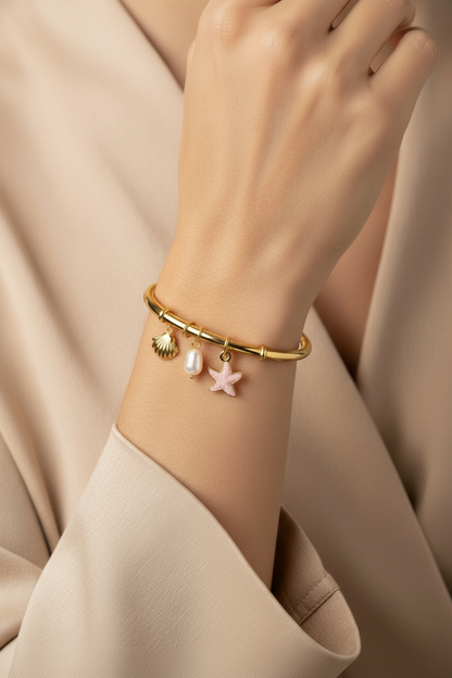 Ocean Charm Bangle