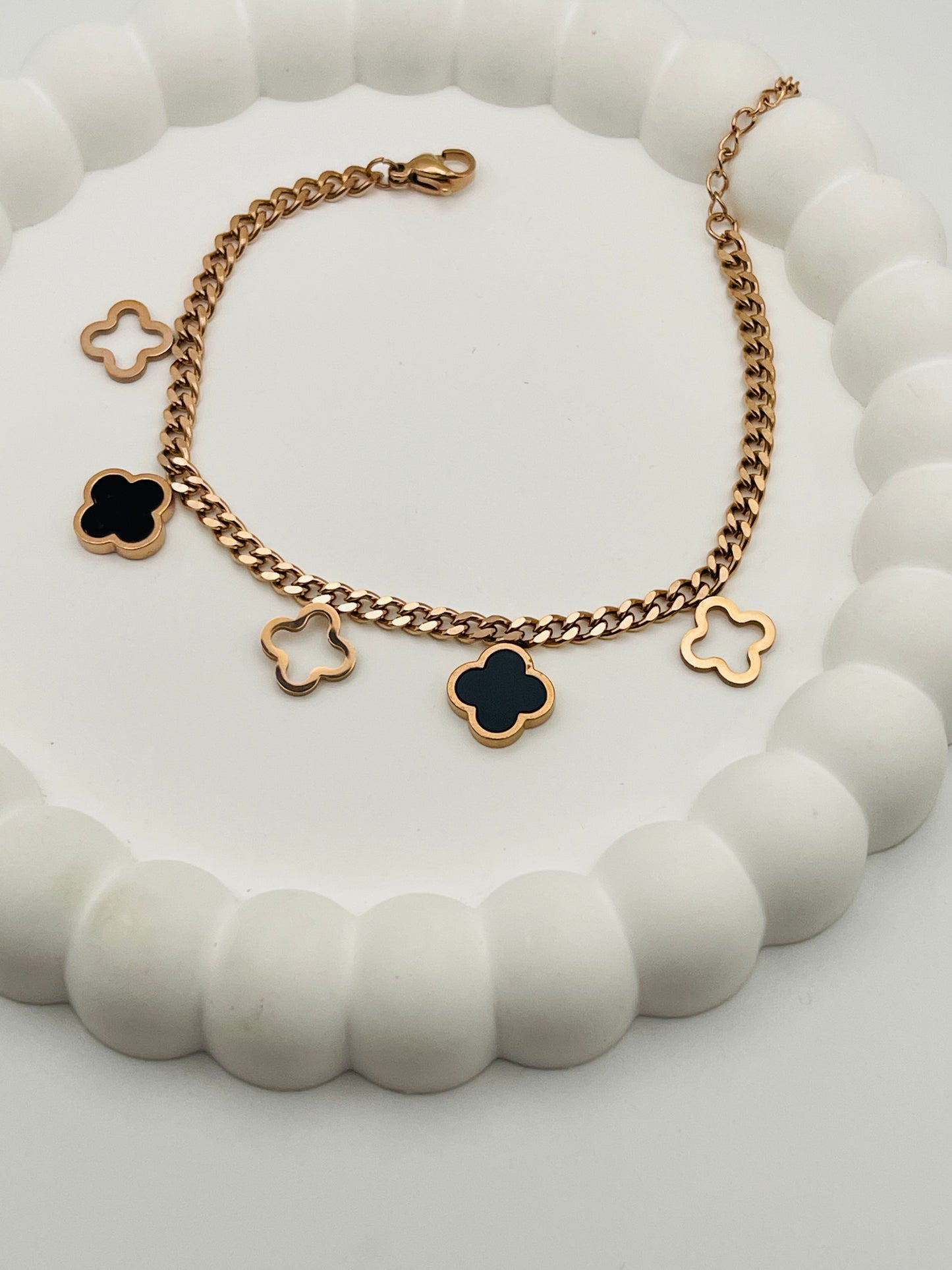 Rose gold Eternal Charm Bracelet