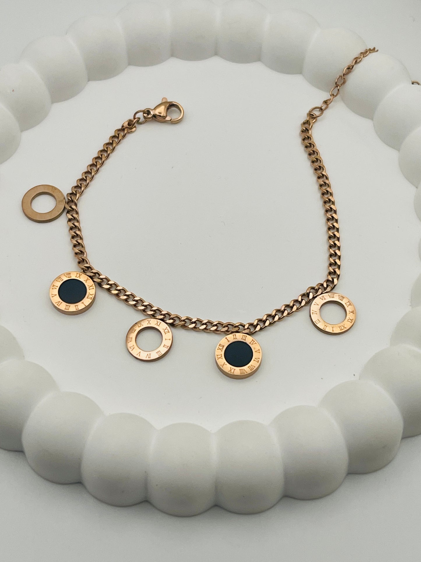 Rose gold Eternal Charm Bracelet