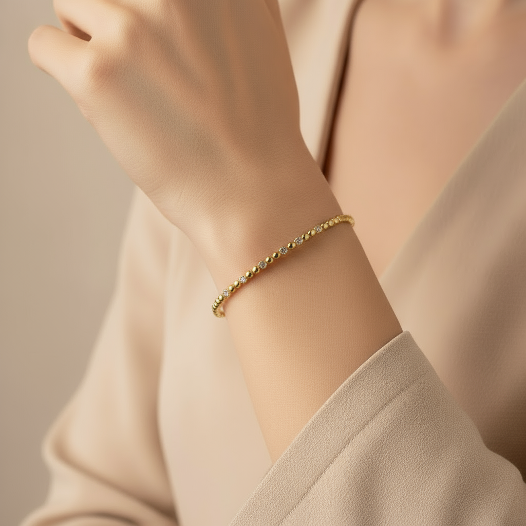 Dewdrop Sparkle Bangle