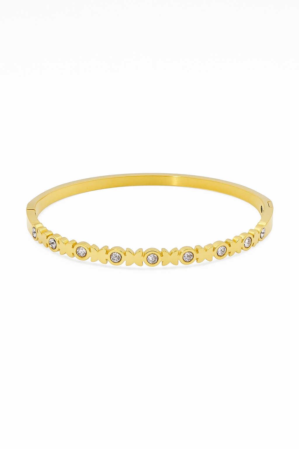 Butterfly Bloom Stone Bangle