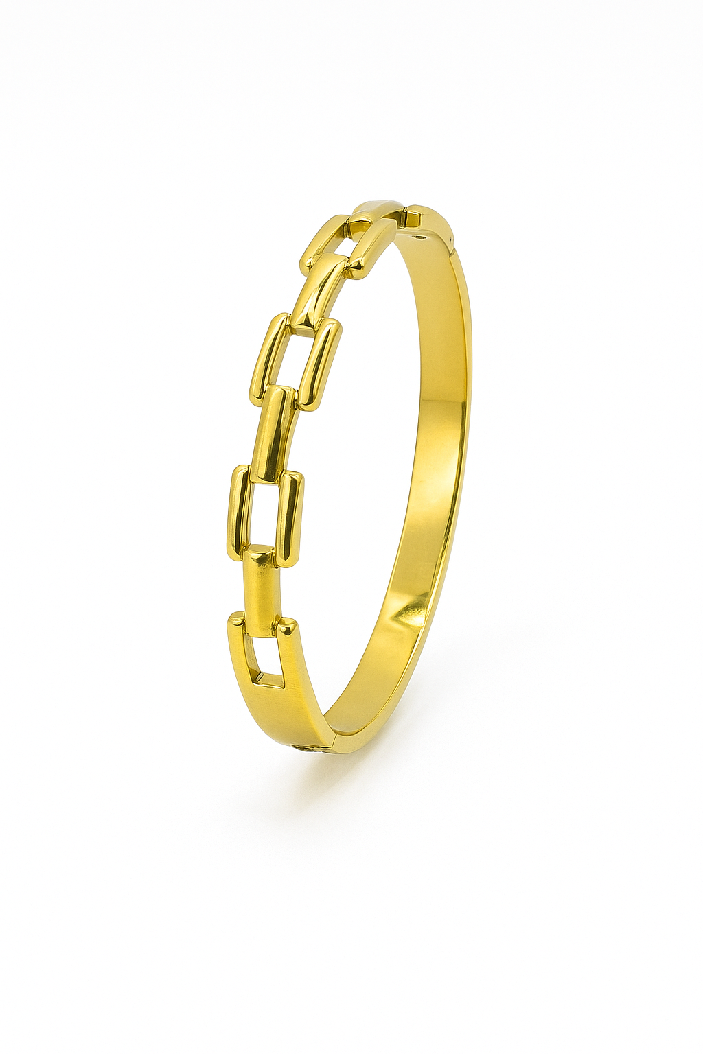 Golden Link Luxe Bangle