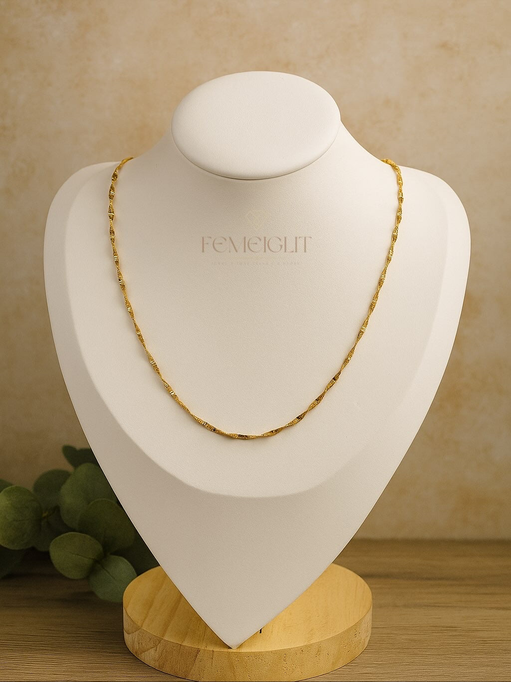 Golden Spiral Necklace