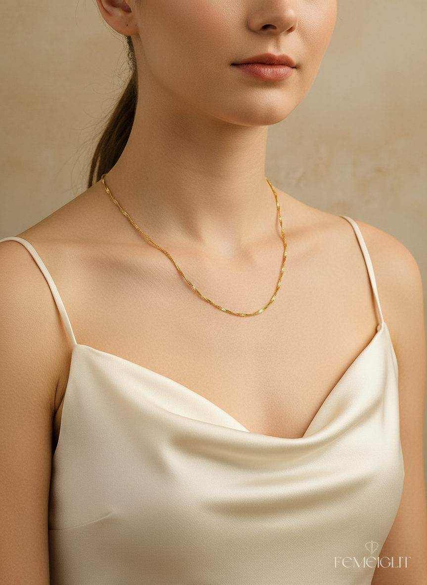 Golden Spiral Necklace