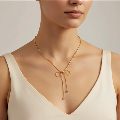 Golden Knot Necklace