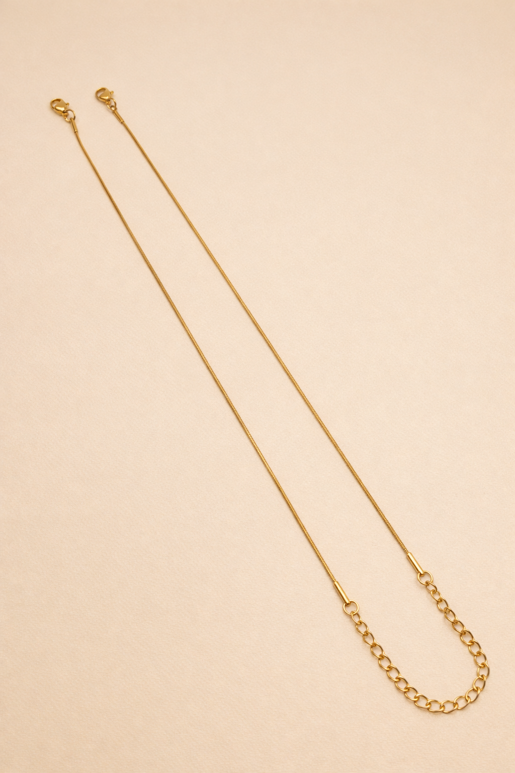 Sleek Shine Anklet-gold