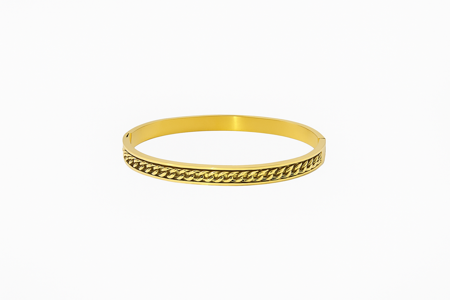Golden Chain Elegance Bangle