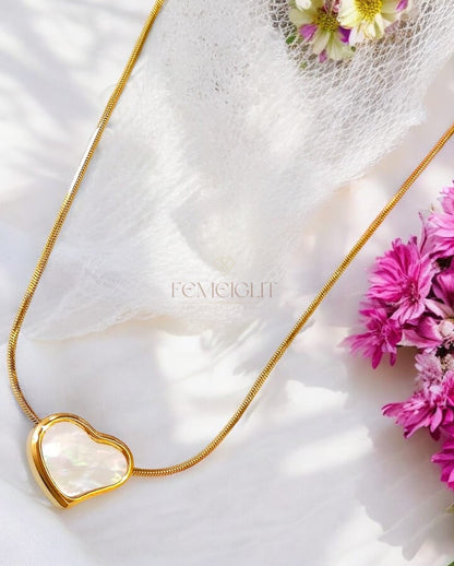 Aura Heart Snake Chain