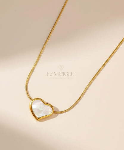 Aura Heart Snake Chain