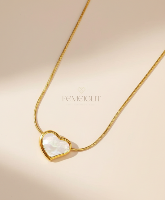 Aura Heart Snake Chain