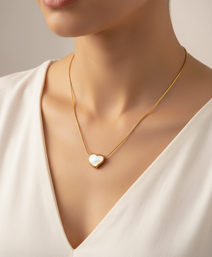 Aura Heart Snake Chain