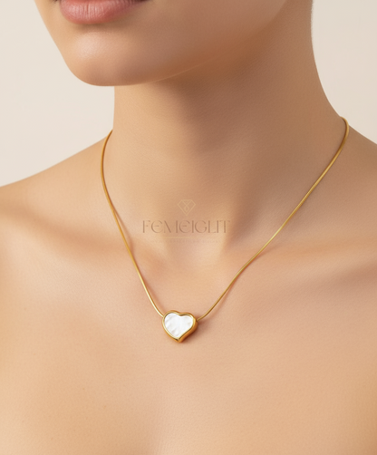 Aura Heart Snake Chain