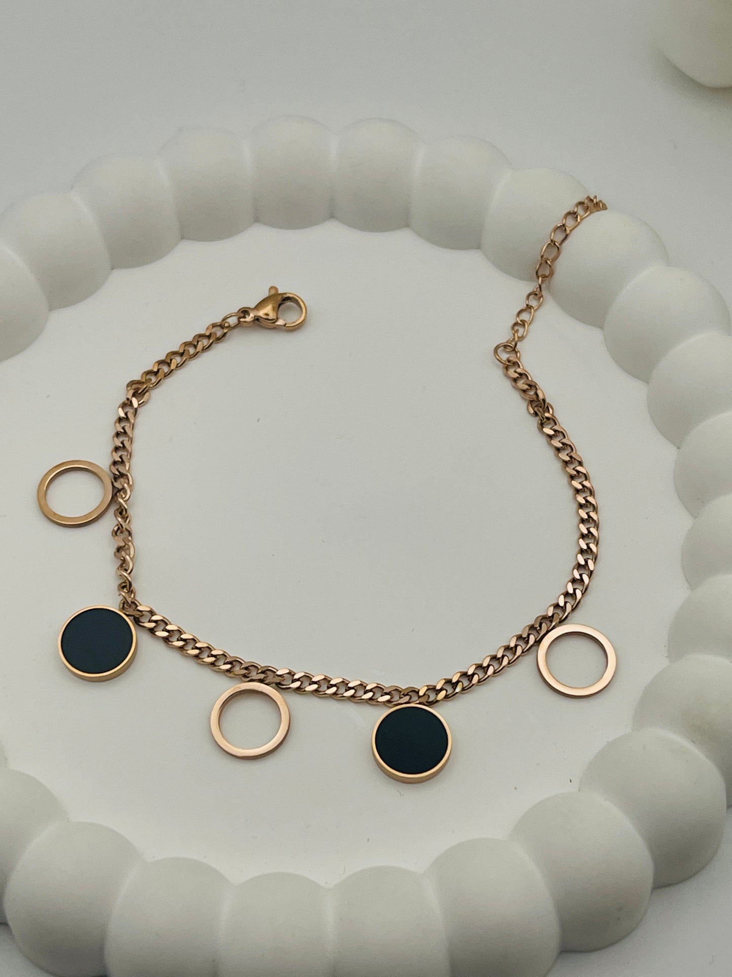 Rose gold Eternal Charm Bracelet