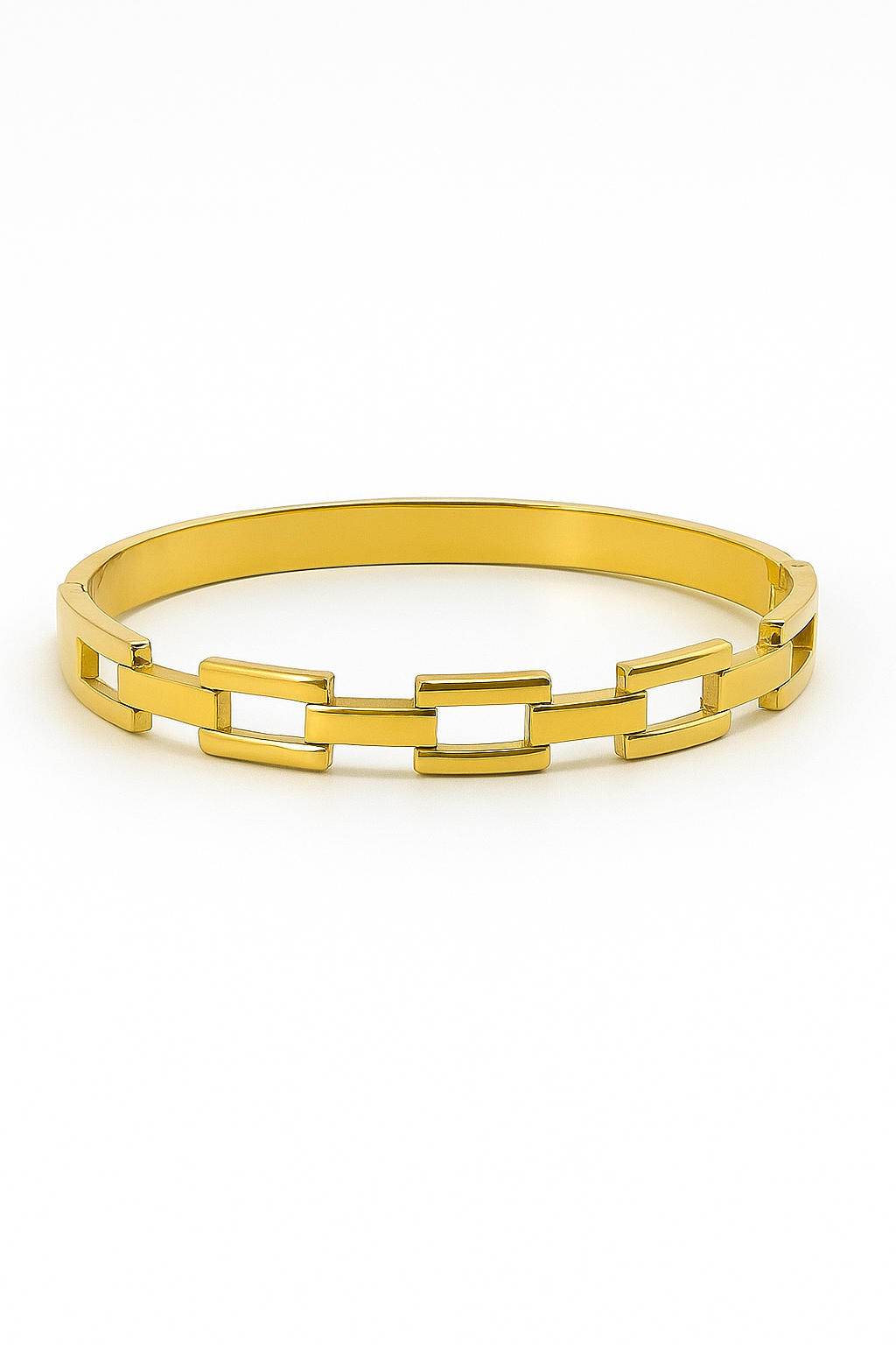 Golden Link Luxe Bangle