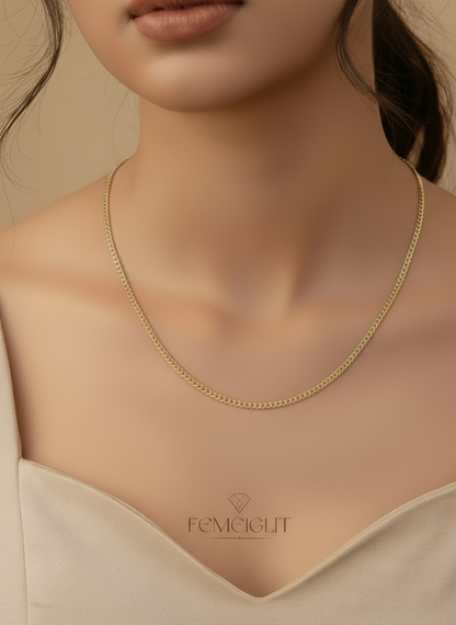 Classic Curb Gold Plated Chain