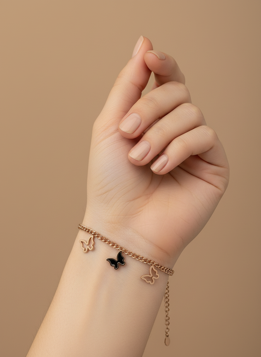 Rose gold Eternal Charm Bracelet