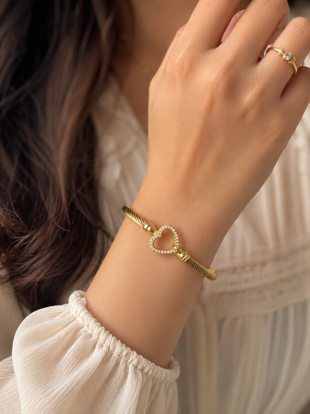 Eternal Heart Bangle