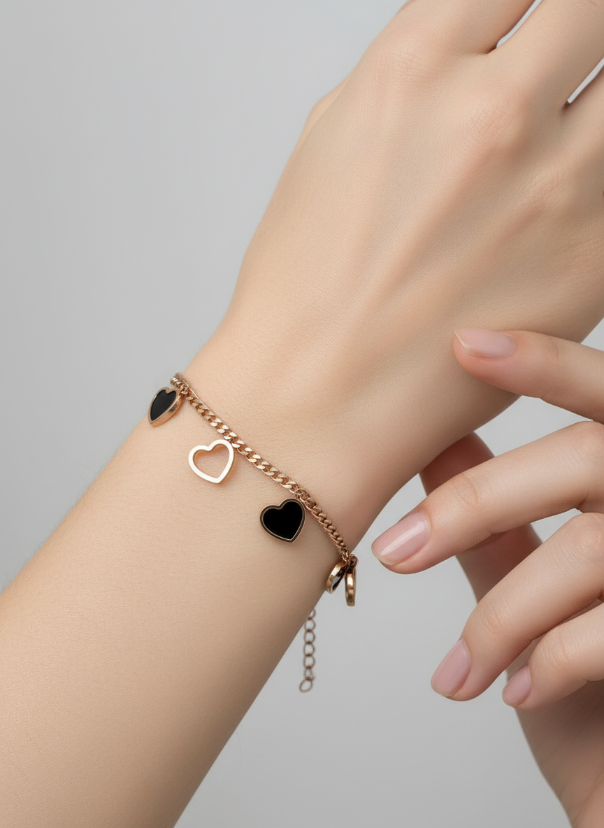 Rose gold Eternal Charm Bracelet