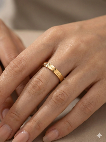 Rose Gold Eternal Love stackable Ring