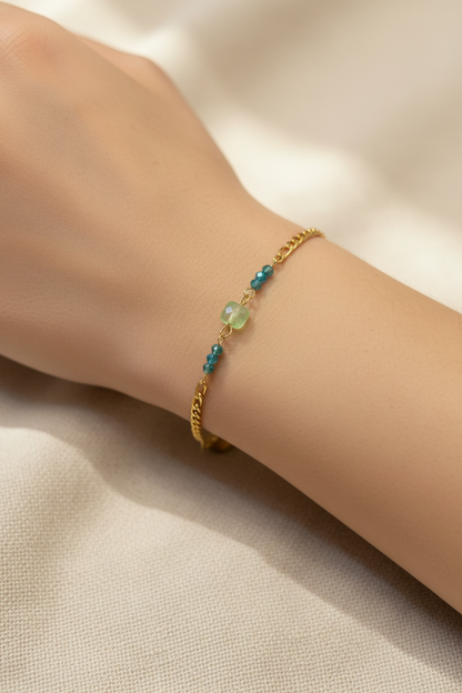 Crystal  Gold Bracelet