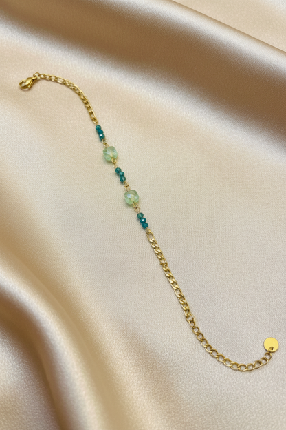 Crystal  Gold Bracelet