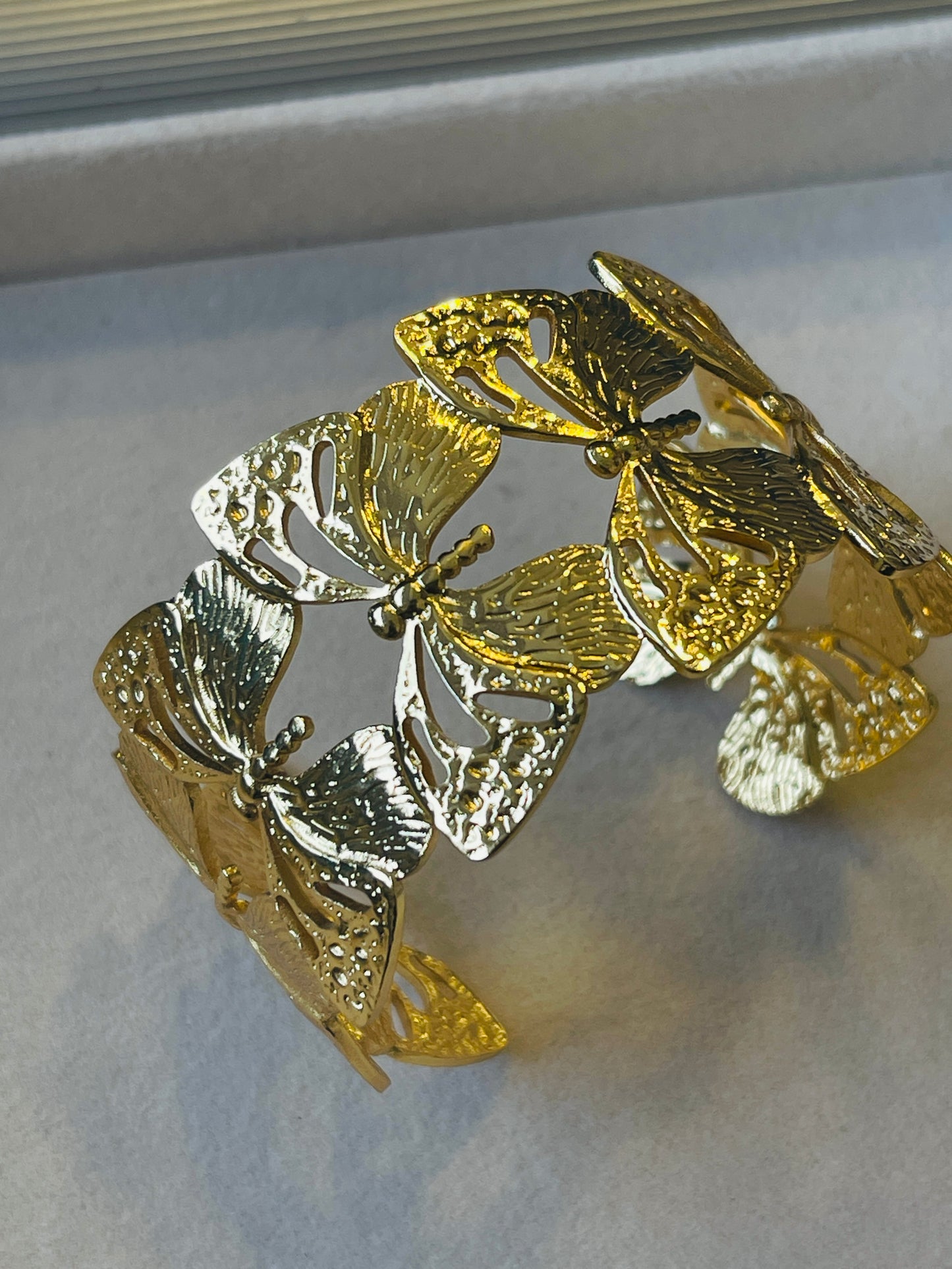 Butterfly Garden Cuff Bangle